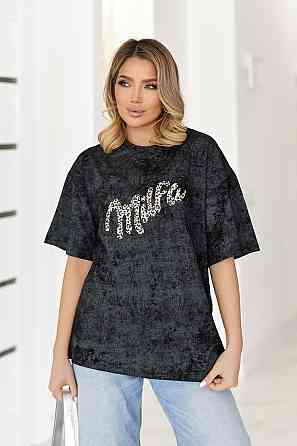 Оверсайз футболка тай-дай "Milfa" (Туреччина) | Норма і батал Київ