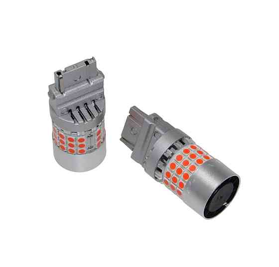 Комплект світлодіодних ламп LED Qline 3156 (P27W) Red CANBUS (2шт) 12V Харків