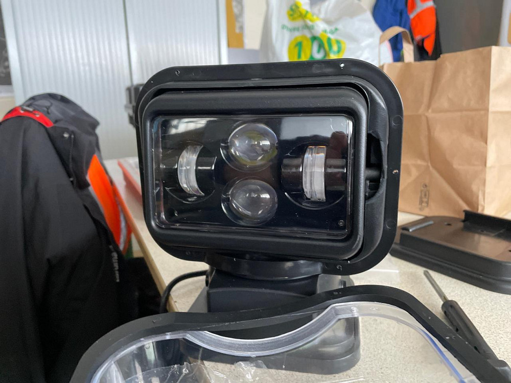 Прожектор 4800Lm Черный 12В для лодок катеров яхт Киев - изображение 2