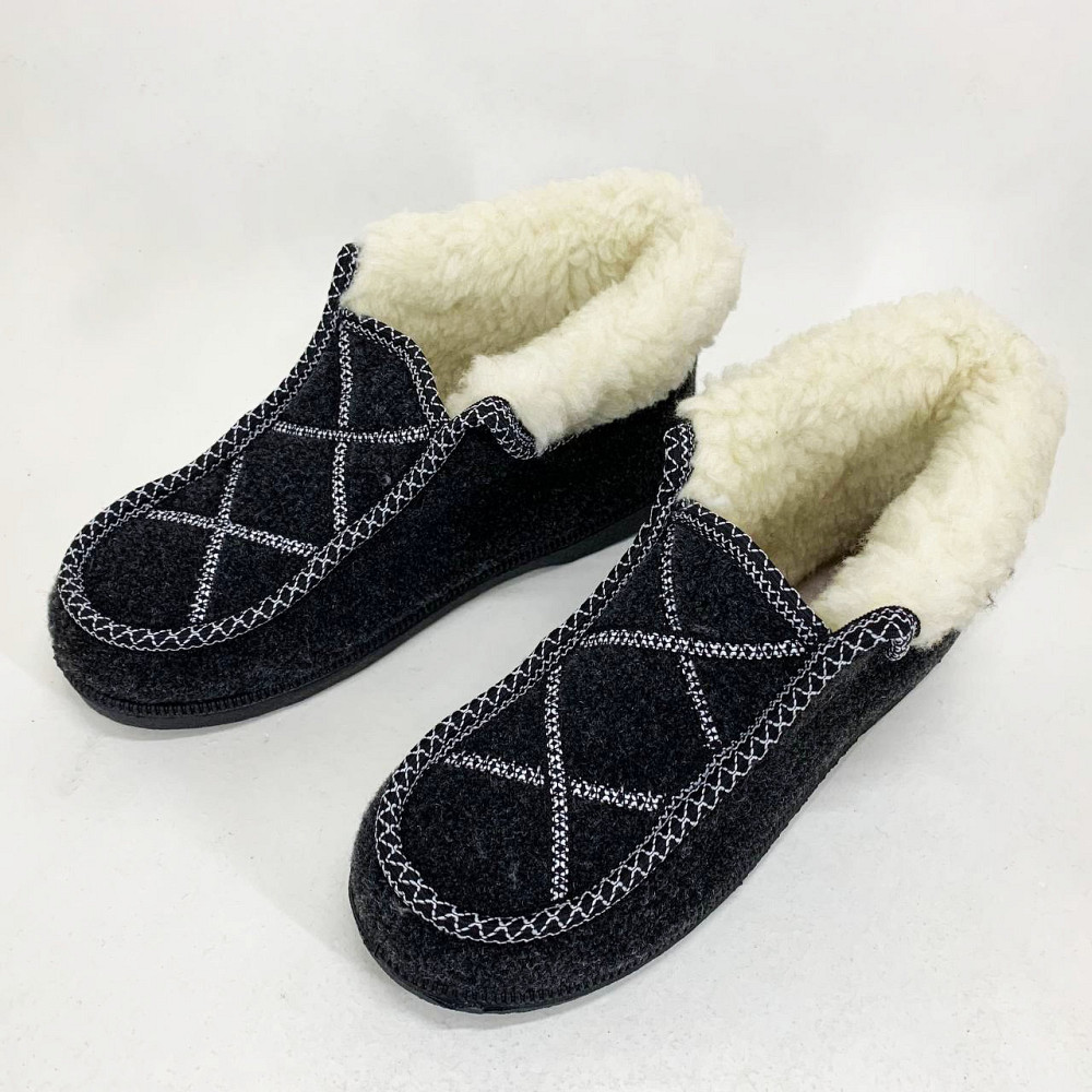 Жіночі калоші пінка в наявності 37р 23см, Утеплені хутром бурки, Жіночі чорні зимові калоші SW-23 Львів - фото 15