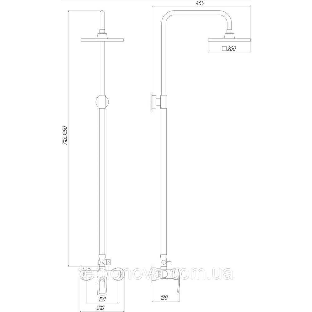 Душевая система Globus Lux SEVA GLSV-0088 Черновцы - изображение 4