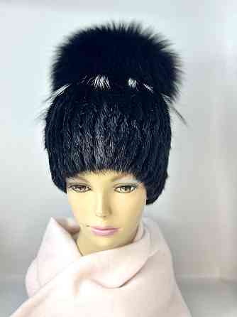 Шапка хутряна жіноча Анетта Чорний Харків
