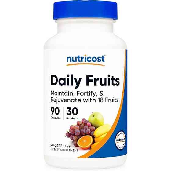 Экстракты фруктов Nutricost Daily Fruits, 90 Capsules Луцк