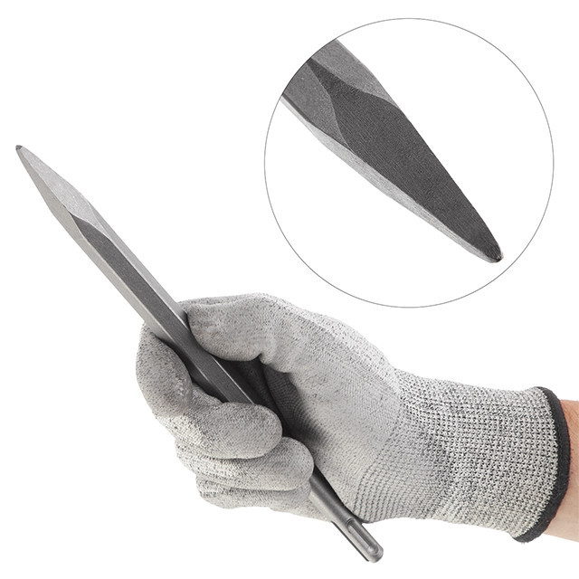 Зубило пікоподібне, SDS-Plus, 250×14 мм INTERTOOL SD-0413 Киев - изображение 3