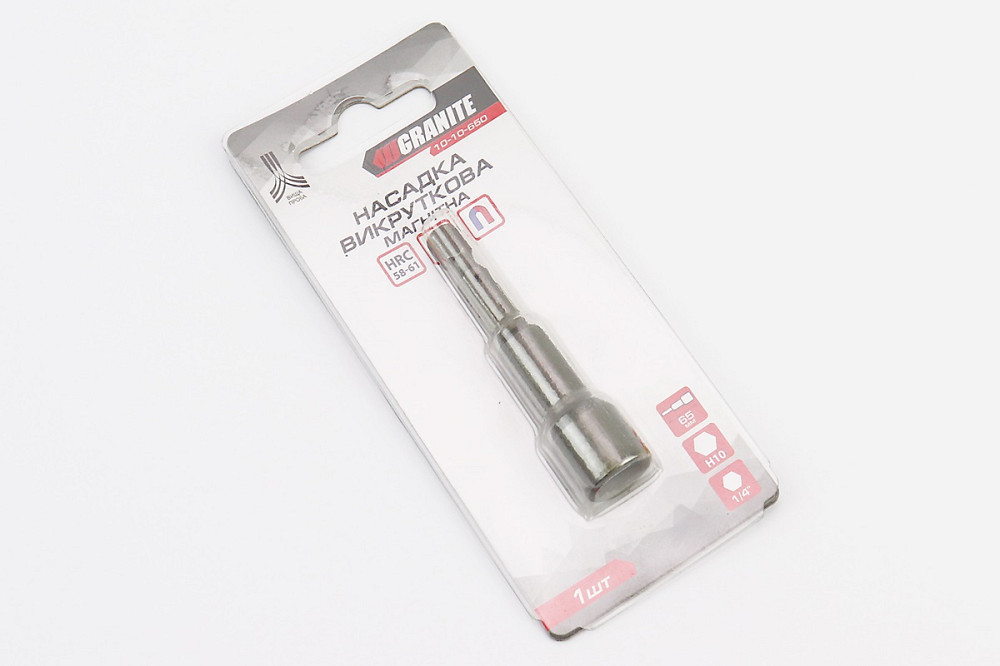 Головка торцева 6-гранна 1/4" H10 CrV 10-10-650 Київ - фото 2