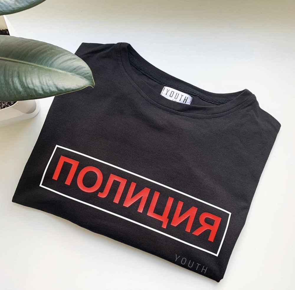 Женская футболка 100% хлопок - ПОЛИЦИЯ Черновцы - изображение 1