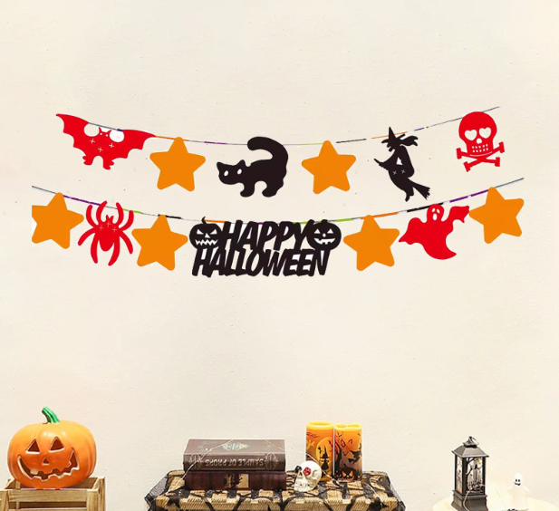 Гірлянда на Хелловін фігурки 300 см різнобарвний Київ - фото 3