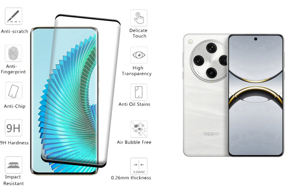 Захисне скло HyperGlass Pro для OPPO Find X8 Pro – максимальна чутливість та захист Київ - фото 2