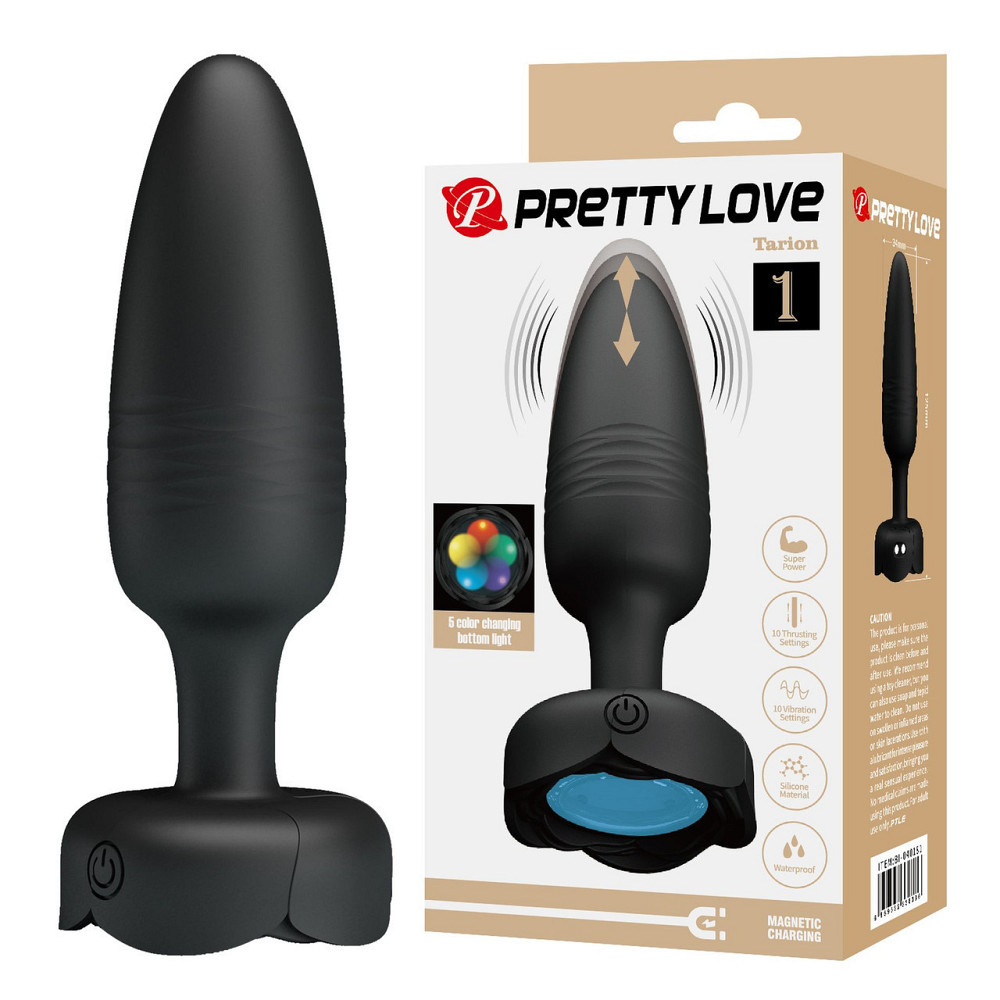 Анальний стимулятор із вібрацією PRETTY LOVE — Tarion 1, BI-040181 Sex Aura Київ - фото 1
