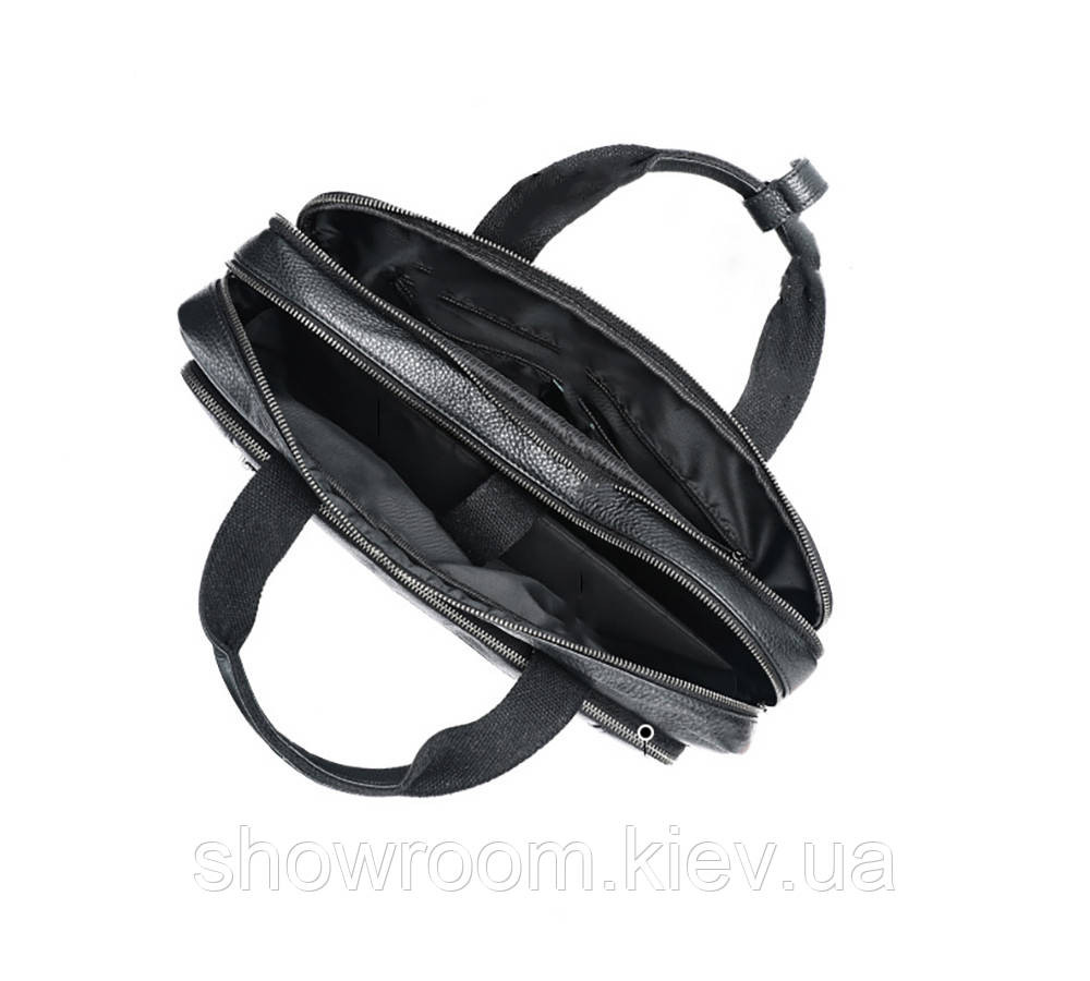 Мужская деловая кожаная сумка с отделением для ноутбука Leather Collection (6079) Киев - изображение 6