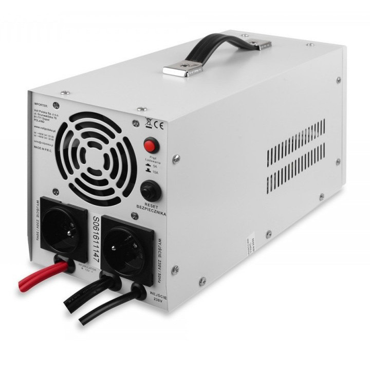 Гибридный ИБП инвертор Volt Polska SINUS PRO 1000E 12V 220V 700/1000W (3SP091012E) Киев - изображение 3