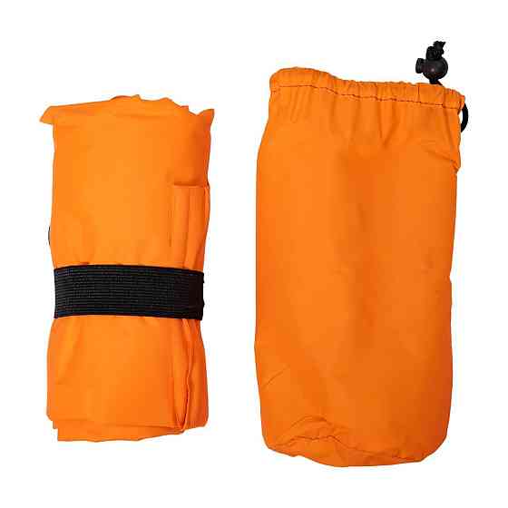 Надувний туристичний матрас для палатки 190x55 см, оранжевий Київ