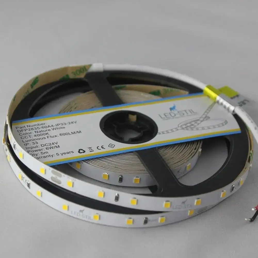 LED-STIL LED стрічка LED-STIL 4000K, 6 W, 2835, 60 шт, IP33, 24V, 600LM Коломия - фото 2