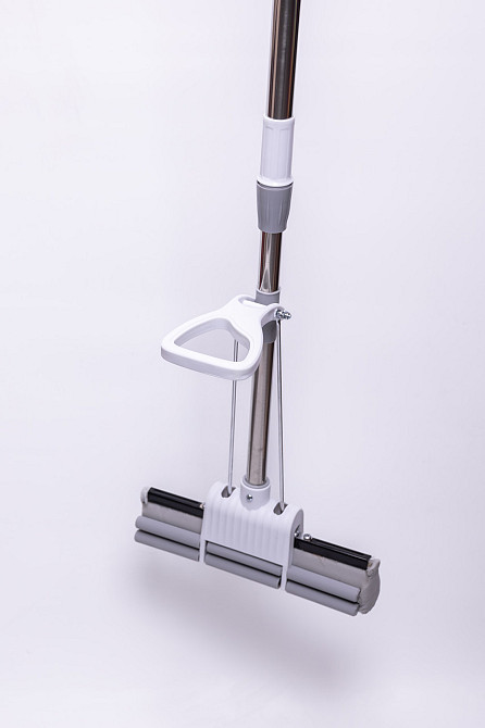 Household Швабра губка для миття підлоги з віджиманням швабра 38 (см) телескопічна самовіджимна Киев - изображение 9