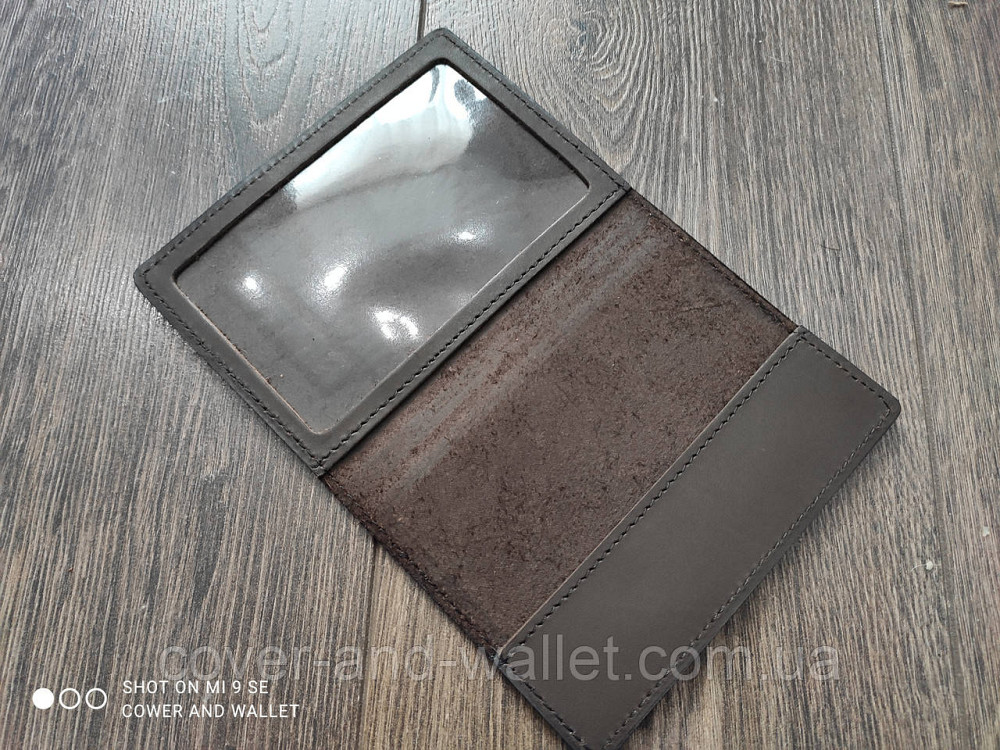 Шкіряна обкладинка на військовий квиток ДШВ Київ - фото 7