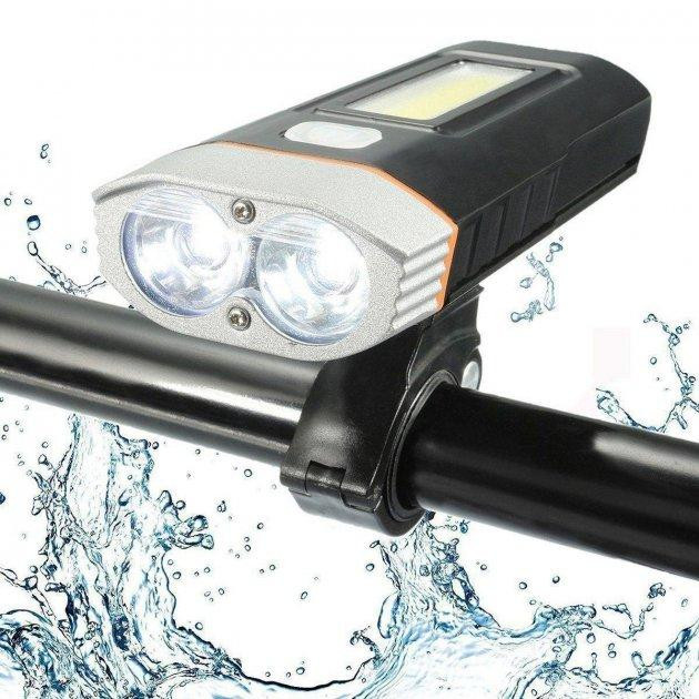 Велофара 3 в 1 PowerBank UltraFire Multifunctional Bicycle Light M48A Вінниця - фото 2
