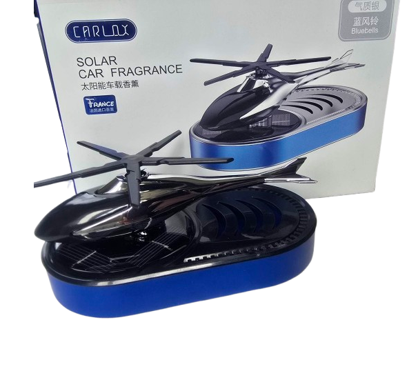 Ароматизатор автомобильный Вертолет на солнечной батарее (Синий) Винница - изображение 8