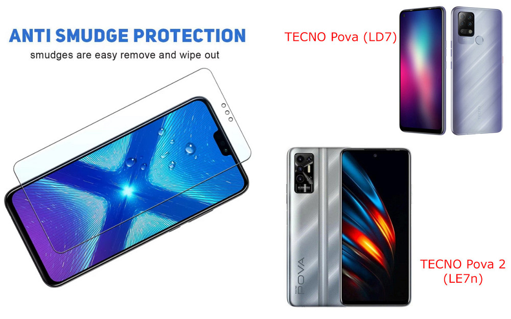 Защитное стекло NeoGlass для TECNO Pova (LD7), Pova 2 (LE7n) – ультрапрозрачное и устойчивое Киев - изображение 3