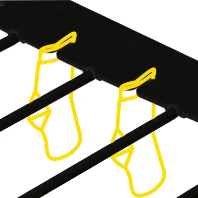 Сушарка для білизни Casa Si Poseidon Super 20m Black Підлогова (CS92254C04H) (DAS303061) Вінниця