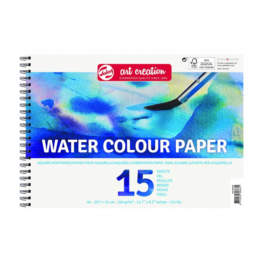 Альбом для акварелі на спіралі Talens Art Creation А3 (29,7х42 см) 240г/м2 15л Royal Talens Київ - фото 1
