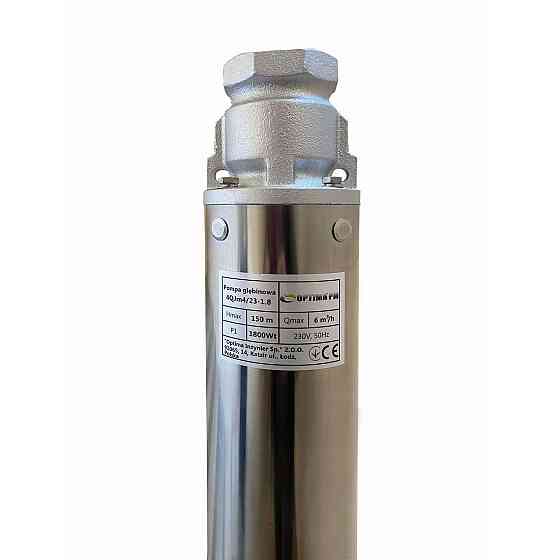 Насос скважинный с повышенной уст-тью к песку OPTIMA PM 4QJm4/23 1,8 кВт 168м + 2 м кабель (000017629) Киев