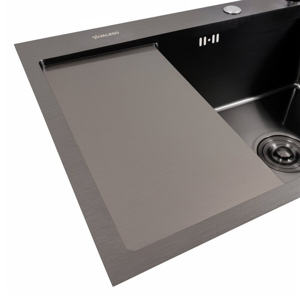 VALESO SET Valeso Handmade sink CM 65*50 R PVD black + mixer tap XK09B black Киев - изображение 5