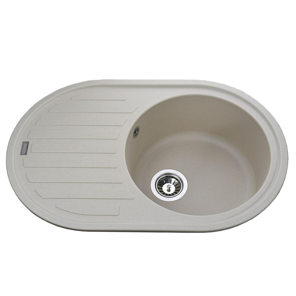 Гранітна мийка Globus Lux OHARA слонова кiстка 770х500мм-А0005 (000021079) Київ - фото 1