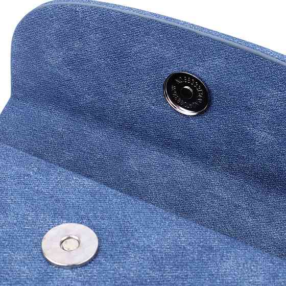 Каркасна сумка жіноча з якісного текстилю Vintage sale_15147 Синій Київ