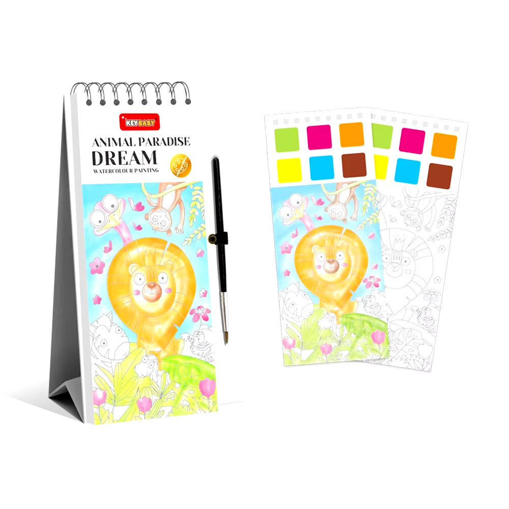 Набір для творчості.Розмальовки з фарбами і пензликом.Мольберти для дітей з палітрами Keybaby 4 шт. Кам'янець-Подільський - фото 3