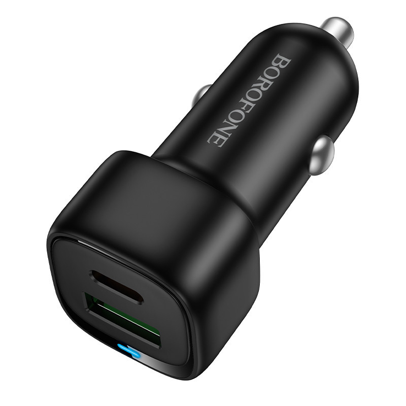 Автомобильное зарядное устройство BOROFONE BZ34B Cloud PD38W(1C1A) car charger Black Киев - изображение 3