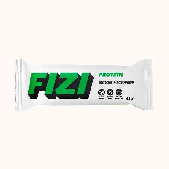 Батончик Fizi PROTEIN Raspberry Matcha 45g Луцьк
