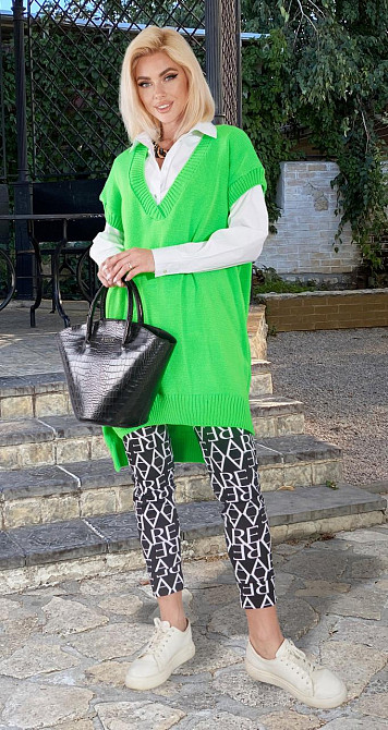 В'язана жилетка (48-54) Київ - фото 2