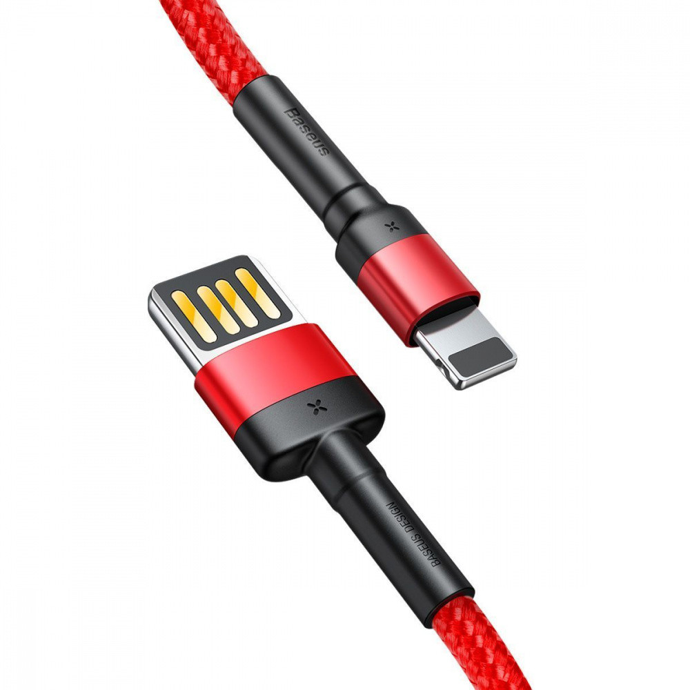 Кабель Baseus Cafule Lightning Special Edition 2.4A 1м сірий Львів - фото 7