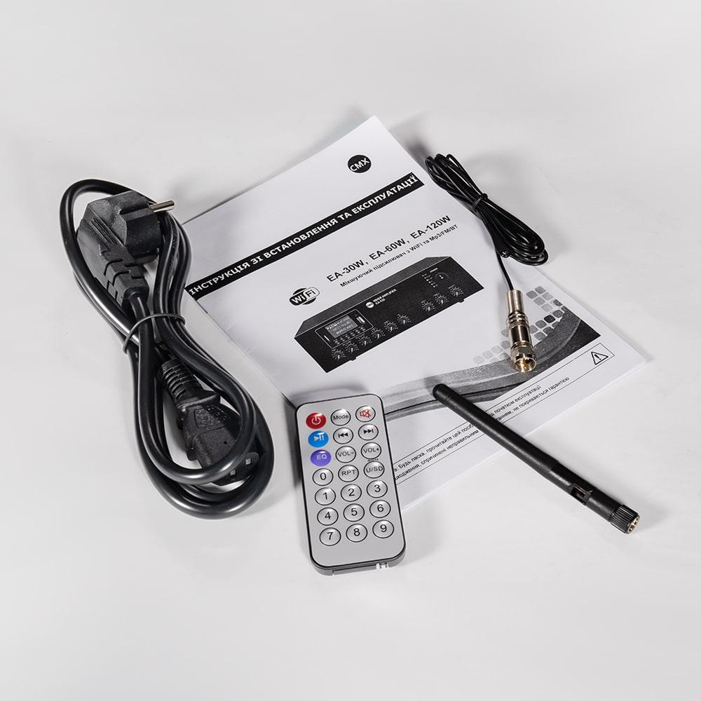 Мікшуючий підсилювач CMX EA-120W, 1 зона, Wi-Fi (17-00016) Київ - фото 6