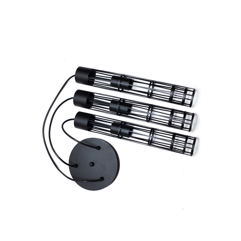 Cветильник лофт подвесной Е27-3 Flow NL 6040-3R BK Киев - изображение 3