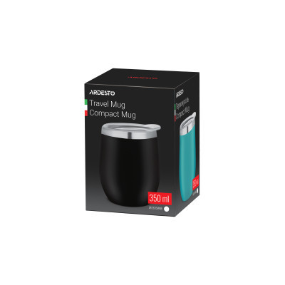 Термокружка Ardesto Compact Mug 350 мл Black (AR2635MMB) Вінниця - фото 4