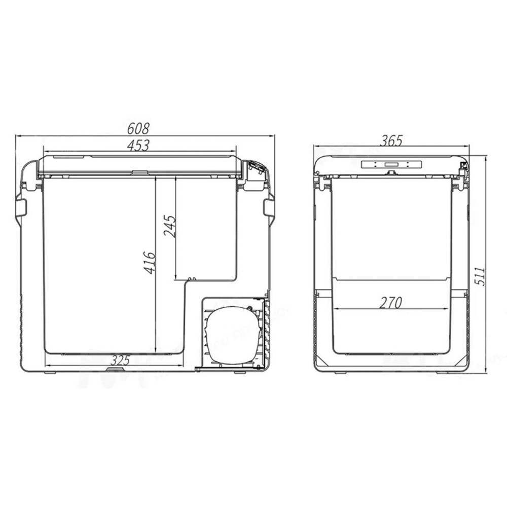Холодильник автомобильный Brevia 50л 22530 Киев - изображение 4