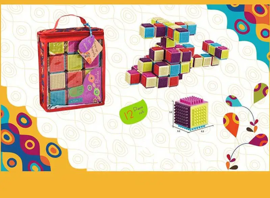 Конструктор дитячий 12 деталей у сумці 18*6,5*22см (9928E) Чернігів - фото 1