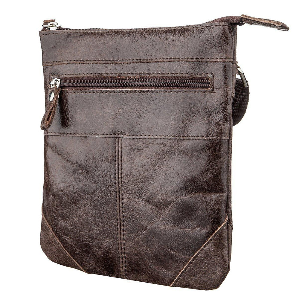 Сумка SHVIGEL 11136 з натуральної шкіри Коричнева Київ - фото 6