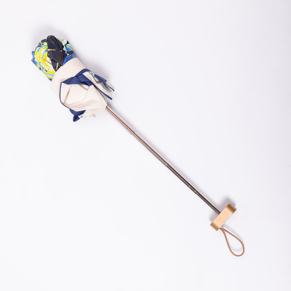 Парасолька механічна Ван Гога «Зоряна ніч» міцна надійна з поліестеру діаметр 91 см HP-23-1BL Коломыя - изображение 6