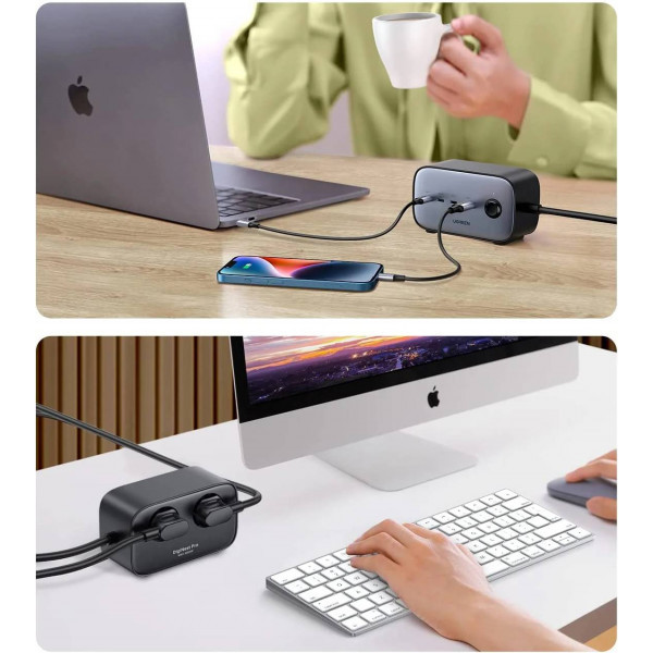 Зарядний пристрій 4xUSB 100W Nexode Pro (3хUSB-C+USB-A) CD270 Ugreen (60167) Киев - изображение 8