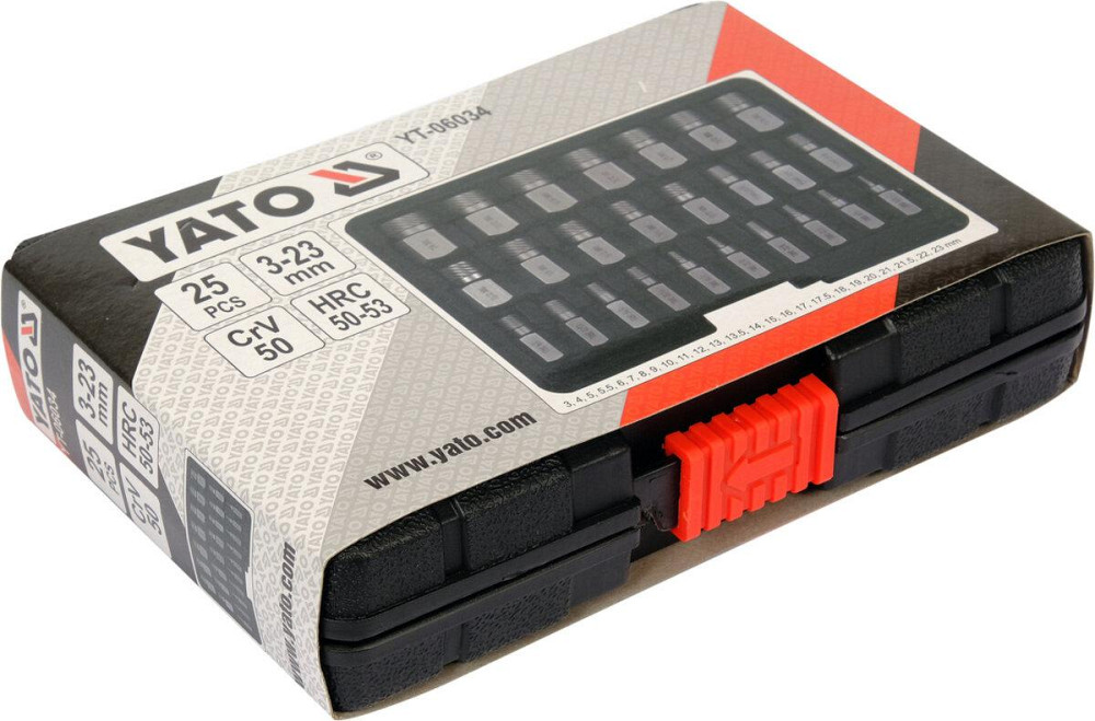 Набір екстракторів YATO 25 Од. Ø= 3-23 мм, для зломаних гвинтів [10] Одесса - изображение 2