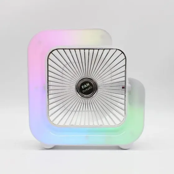 G-Вентилятор Квадратный Ночник аккумуляторный от USB с подсветкой Коломыя