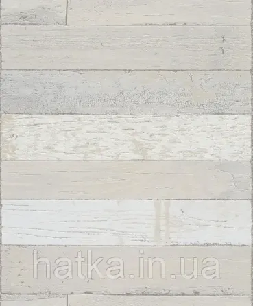 Шпалери вінілові на флізеліні Rasch Clasik 0,53х10 під дерево під дошку ефект старовини бежеві сірі Київ