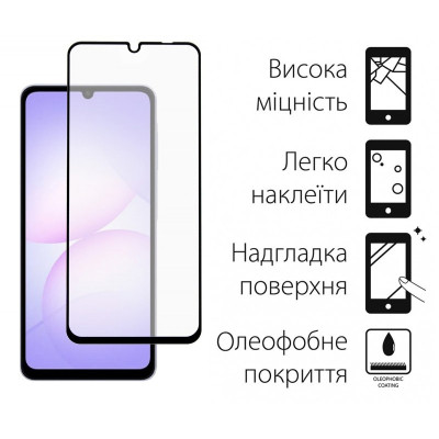 Чехол для мобильного телефона Dengos Carbon Kit for Samsung Galaxy A07 case + glass Black (DG-KM-162) Вінниця - фото 4