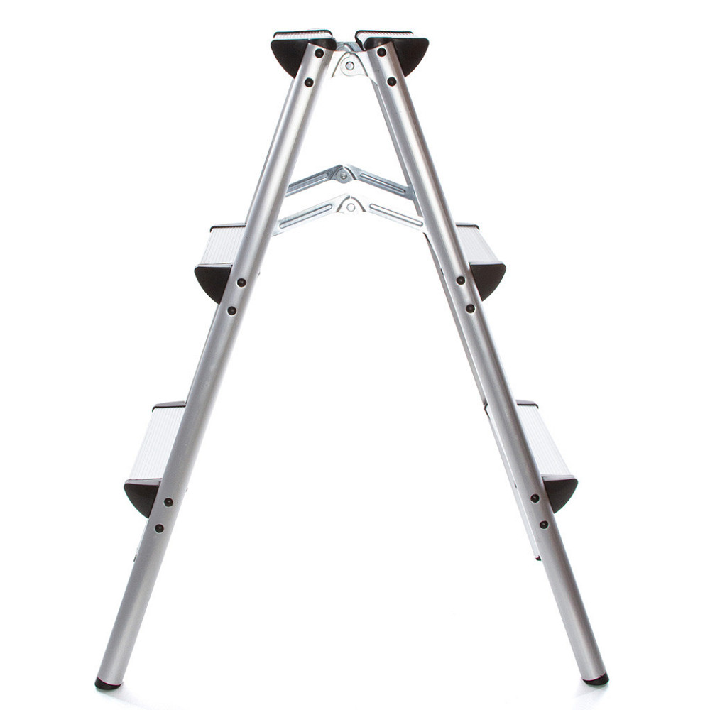 Алюмінієві драбини сходи двосторонні 3 ступені до 150 кг Mar-Pol (M85591) Нововолинськ - фото 3