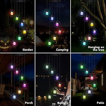 Садовый светильник-фонарь на солнечной панели разноцветный с реалистичным дизайном и защитой от вредителей Одесса - изображение 3