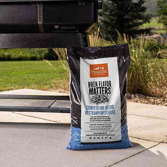 Пеллеты для гриля фирменная смесь Competition Blend 9кг 20л Traeger PEL417 Код: 014089 Ровно