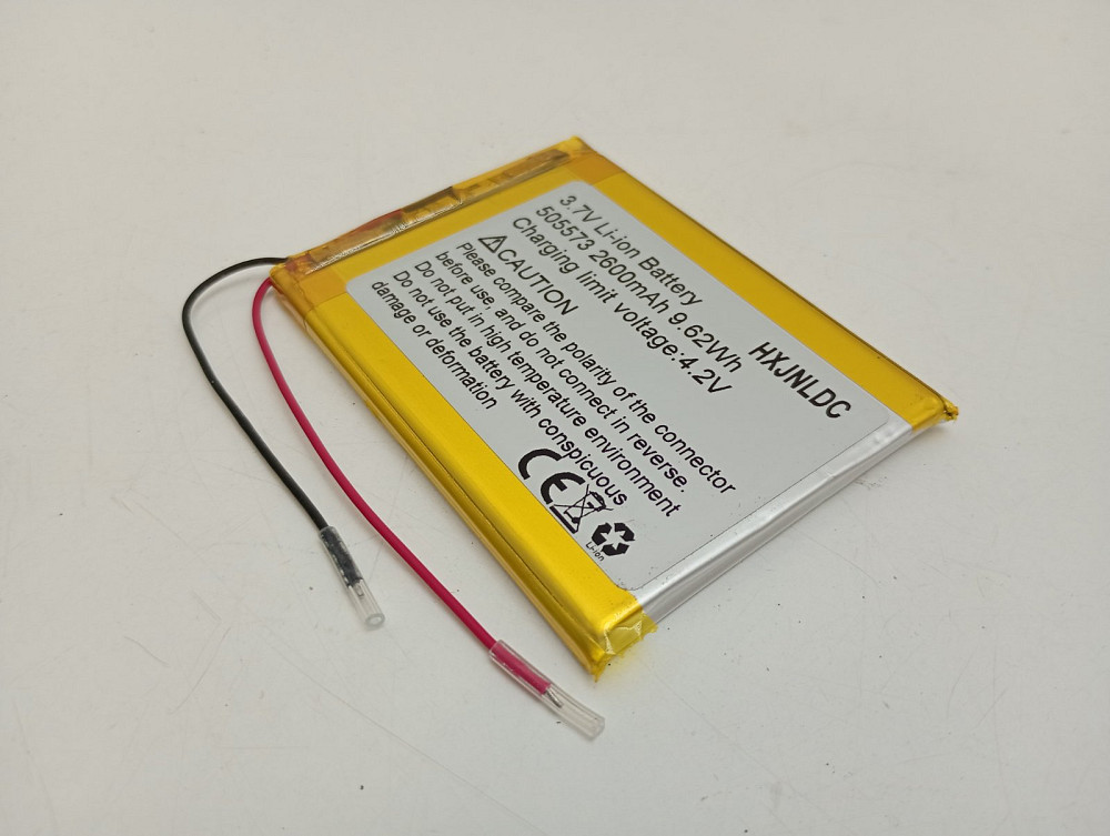 Літій-іонний акумулятор 3.7V 2600mAh (9.62Wh) HXJNLDC 505573 Луцьк - фото 3