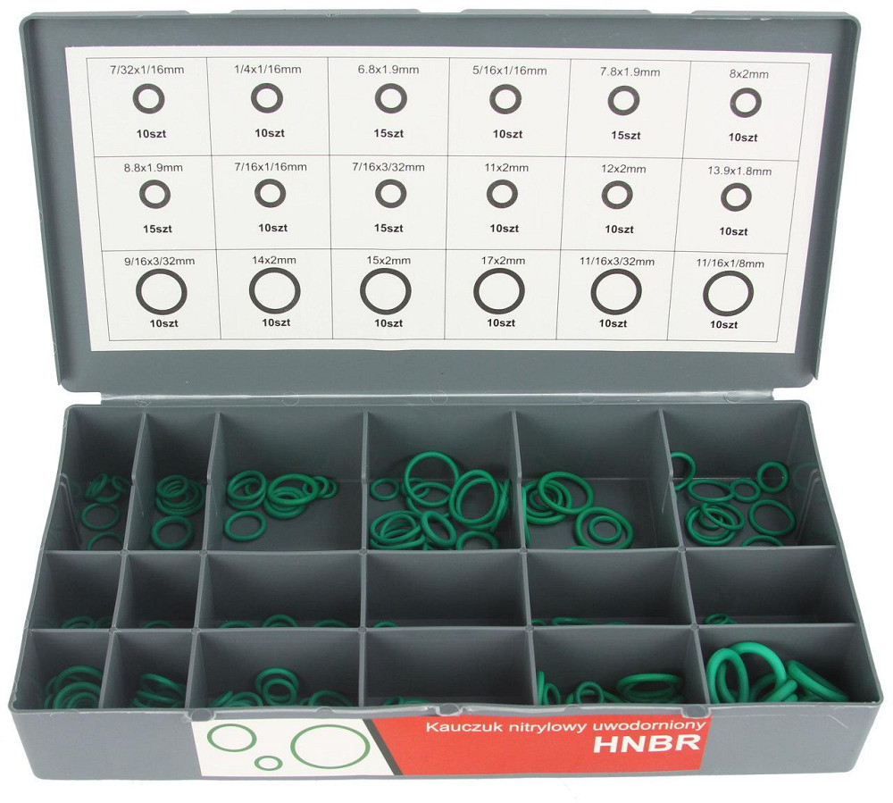 Набор резиновых уплотнительных колец 4 лотка 900 шт Mar-Pol (M66453) Нововолынск - изображение 4